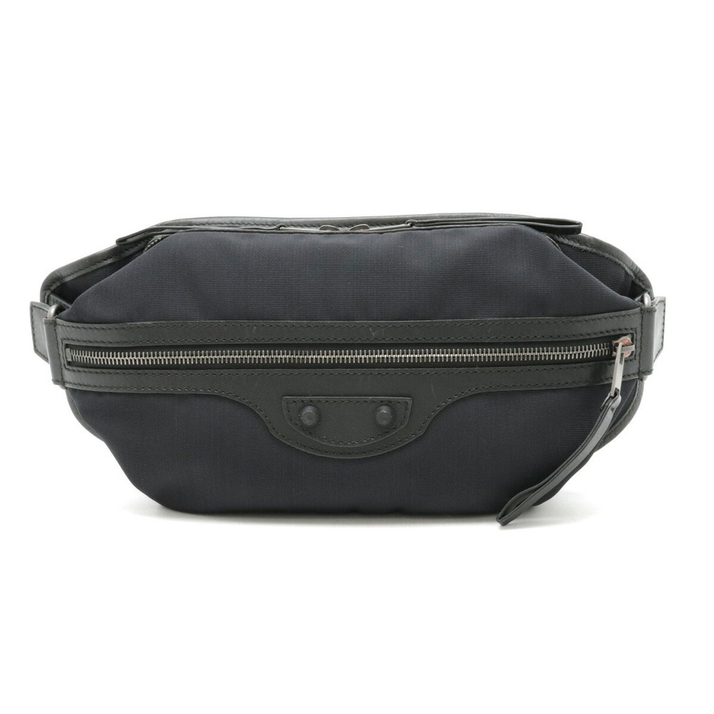 BALENCIAGA NeoLift belt bag waist pouch body leather black